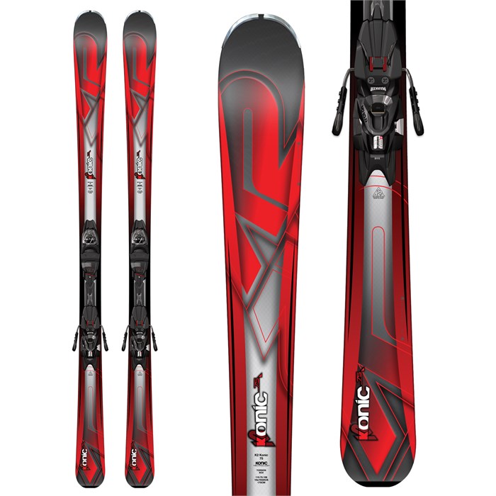 K2 Konic 75 Skis + M2 10 Bindings 2017 evo
