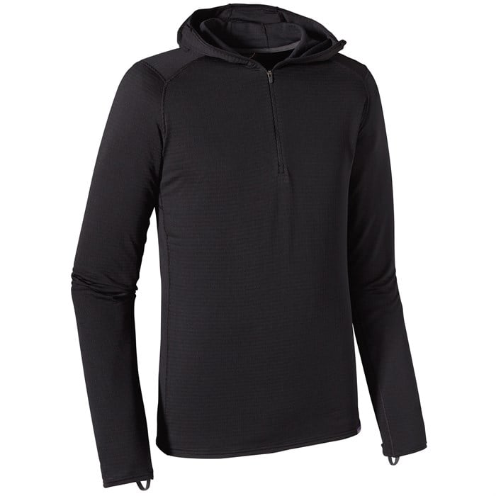 patagonia black zip hoodie