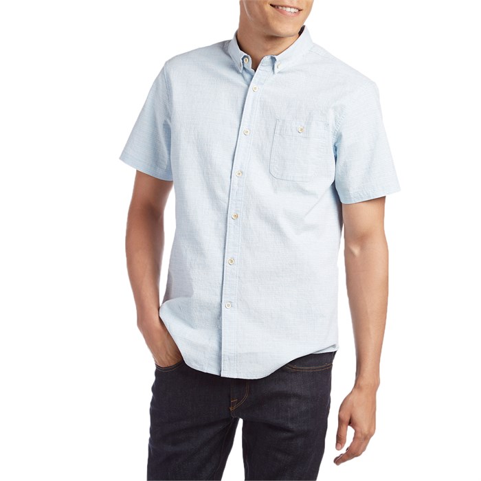 Vissla Flat Rock Stretch Short-Sleeve Button Down Shirt | evo