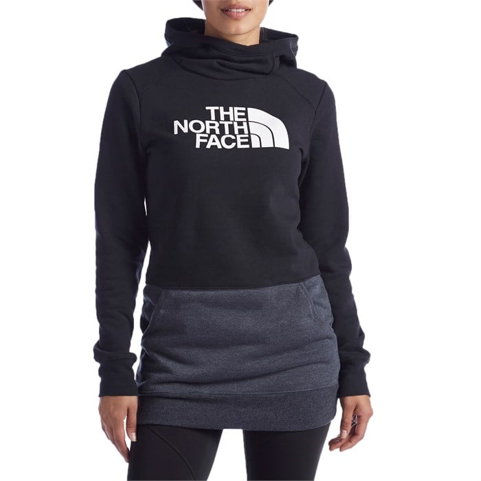 north face extra long hoodie