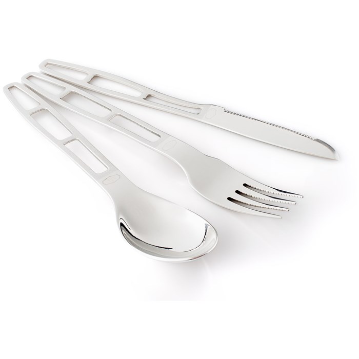 GSI Outdoors - Glacier Stainless 3-Piece Cutlery Set