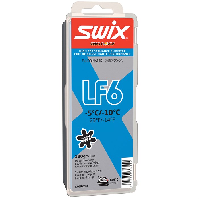 SWIX - LF6X Blue -5°C/-10°C 180g Wax