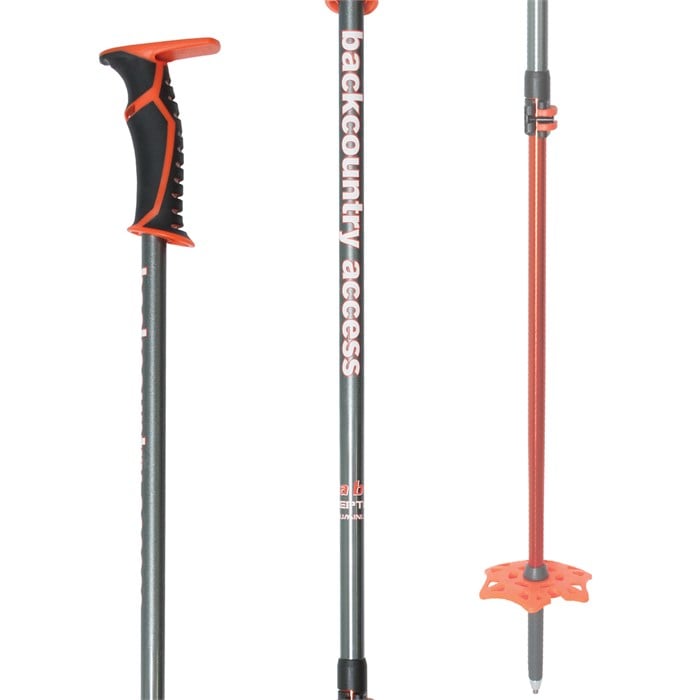 BCA Scepter Adjustable Aluminum Ski Poles 2019 evo