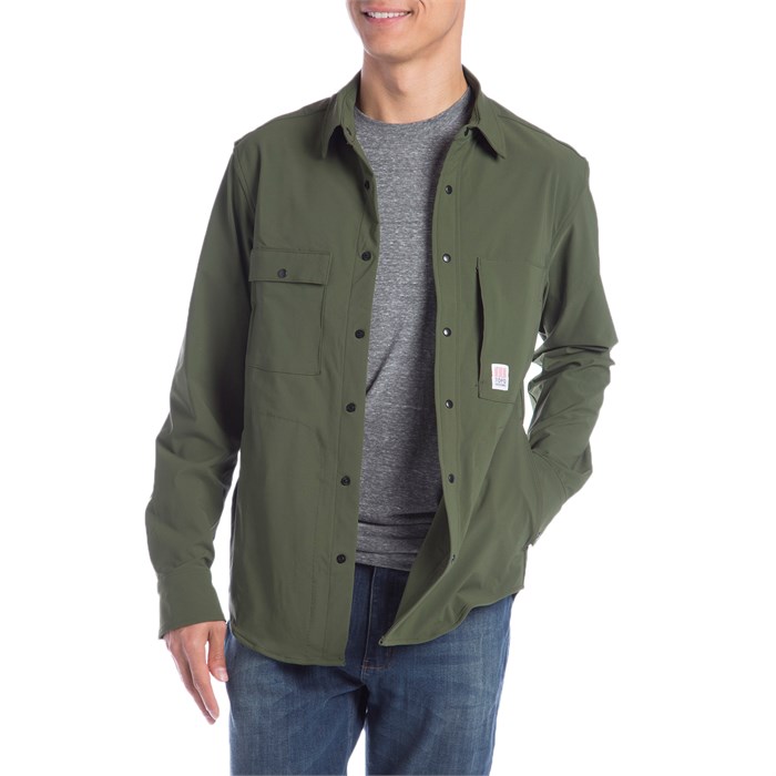 Topo designs 2024 breaker shirt jacket