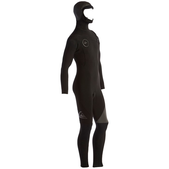 Quiksilver Mens 5/4/3Mm Syncro Hooded Chest Zip GBS Wetsuit for Men Hooded Chest Zip GBS Wetsuit 