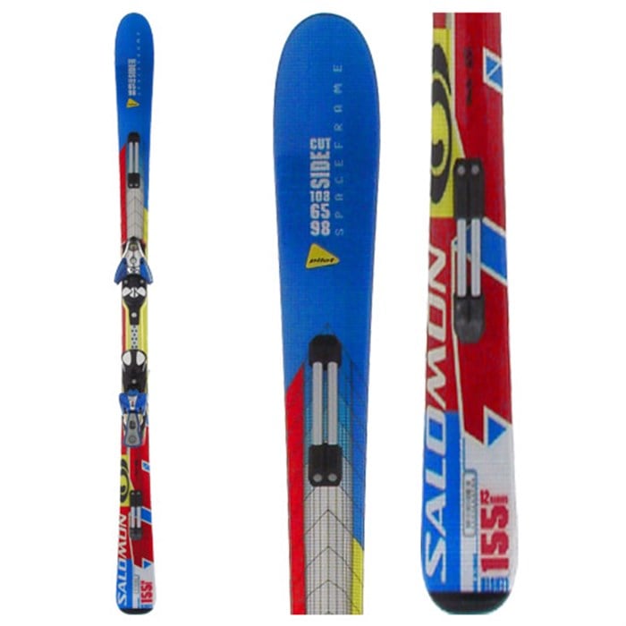 Salomon Crossmax T Kids Flat Skis 130 cm Used 