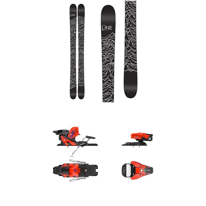 Line Skis - Blend Skis + Salomon STH2 13 WTR Ski Bindings 2017