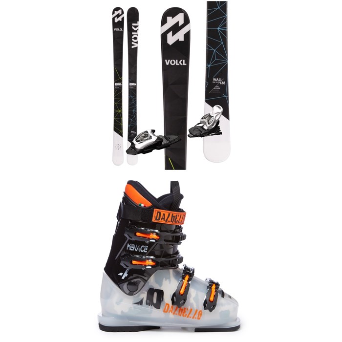 Völkl - Volkl Wall Jr Skis + M7.0 Fastrak II Bindings + Dalbello Menace 4 Ski Boots - Boys' 2017