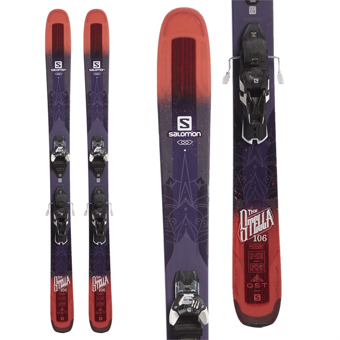 Salomon QST Stella 106 Skis + Warden 11 Demo Bindings Women