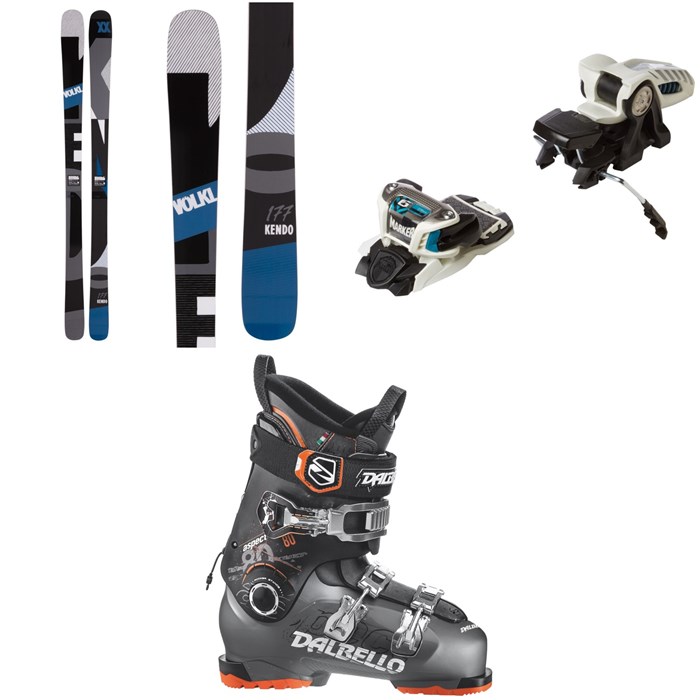 Völkl - Volkl Kendo Skis + Marker Griffon Ski Bindings + Dalbello Aspect 80 Ski Boots