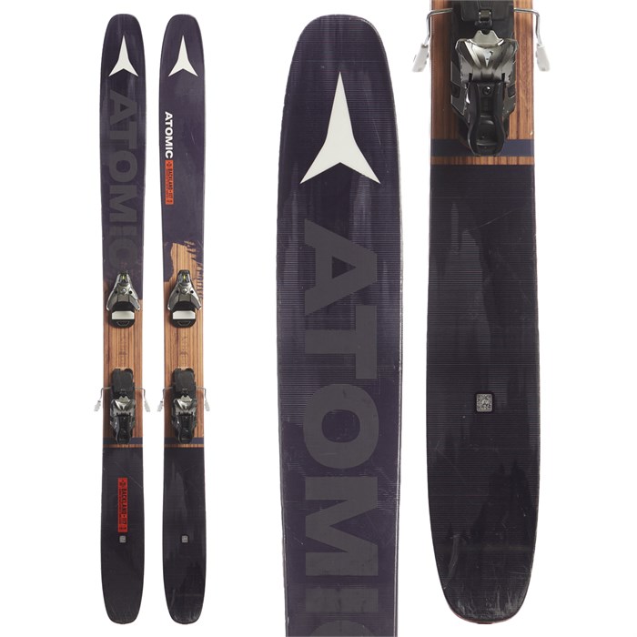 Atomic Backland FR 117 Skis + Atomic STH2 WTR 16 Ski Bindings 2017 Used evo