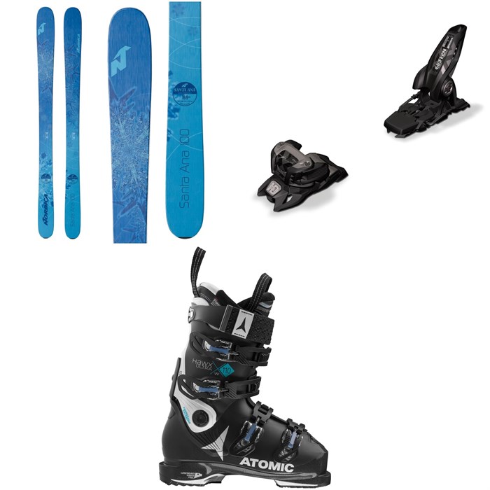 Nordica - Santa Ana 100 Skis - Women's + Marker Griffon 13 ID Ski Bindings + Atomic Hawx Ultra 110 W Ski Boots - Women's 2018