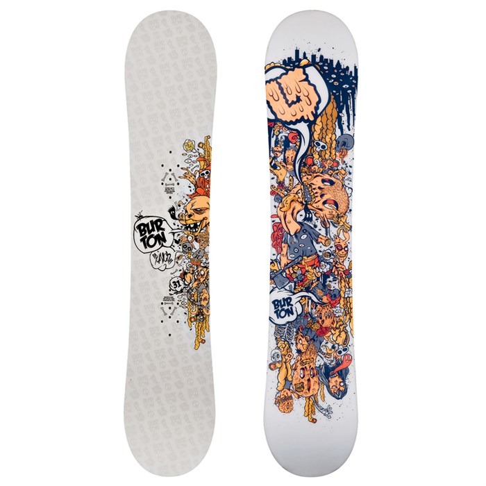 Snowboard Burton Punch 13 0145 – 142cm – Design Rare – Fixations 3D
