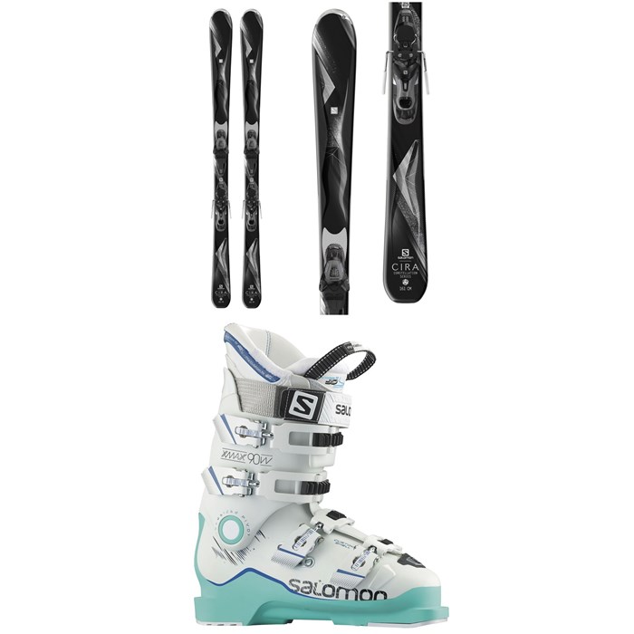 Salomon - Cira Skis + Lithium 10 Bindings + Salomon X Max 90 Ski Boots - Women's