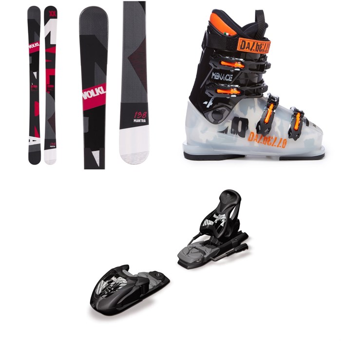 Völkl - Volkl Mantra Jr Skis - Boys' + Dalbello Menace 4 Ski Boots - Boys' + Marker M7.0 Free Ski Bindings - Big Kids'