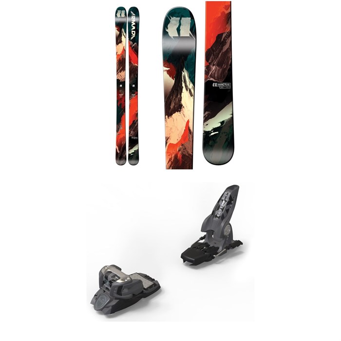 Armada - Invictus 99 Ti Skis + Marker Griffon Ski Bindings