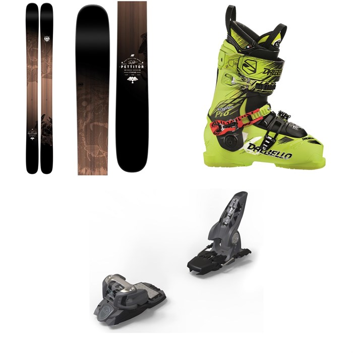 K2 - Pettitor Skis + Dalbello KR Pro Ski Boots + Marker Griffon Ski Bindings
