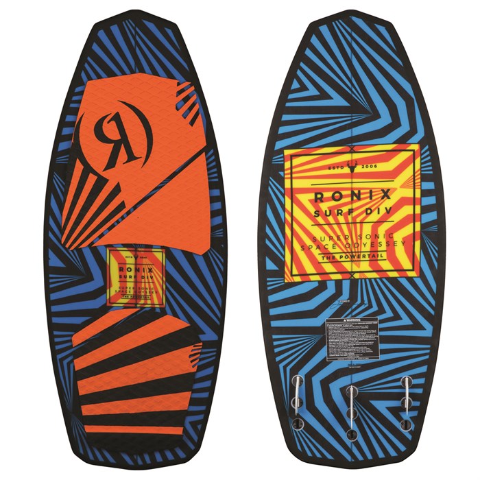 Ronix Super Sonic Space Odyssey Powertail Wakesurf Board Kids' 2018 evo