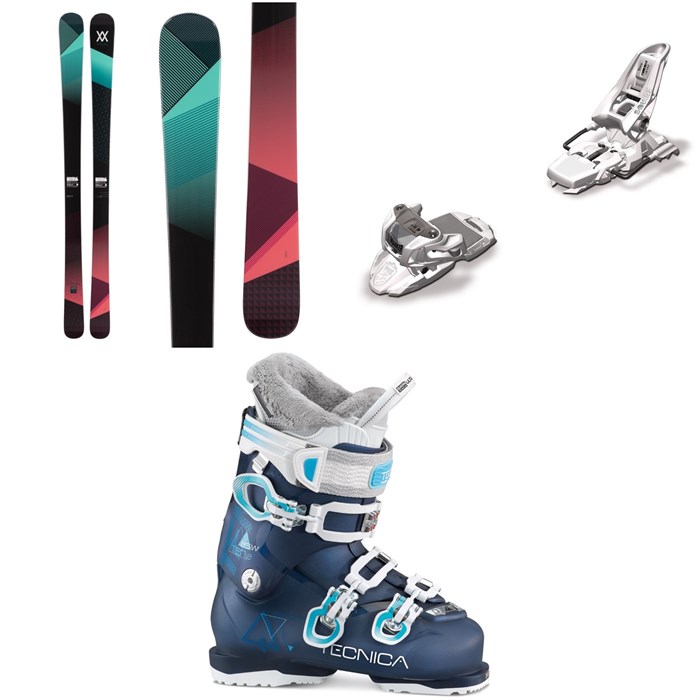 Völkl - Volkl Yumi Skis + Marker Squire 11 Ski Bindings + Tecnica Ten.2 85 W C.A. Ski Boots - Women's