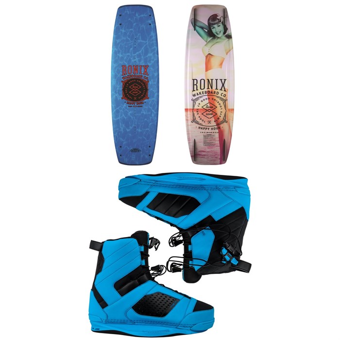 Ronix - Happy Hour Modello Wakeboard + Cocktail Wakeboard Bindings 2018