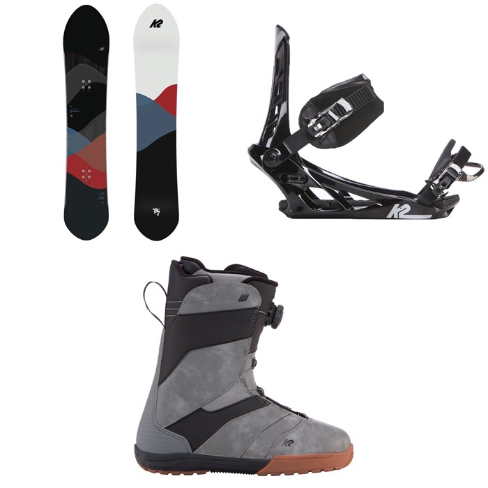 K2 - Eighty Seven Snowboard + K2 Indy Snowboard Bindings + K2 Raider Snowboard Boots 2018