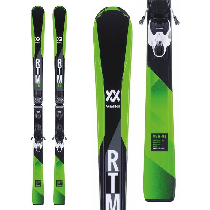 Volkl RTM 76 Skis + VMotion 10.0 GW Bindings 2018 | evo