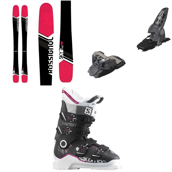 Rossignol - Sky 7 HD W Skis - Women's + Marker Griffon Ski Bindings + Salomon X Max 110 Ski Boots - Women's