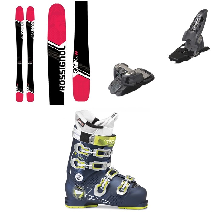 Rossignol - Sky 7 HD W Skis - Women's + Marker Griffon Ski Bindings + Tecnica Mach1 95W MV Ski Boots - Women's