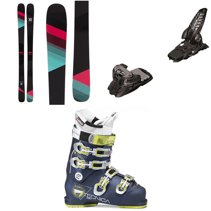 Völkl - Volkl Kenja Skis - Women's + Marker Griffon Ski Bindings + Tecnica Mach1 95W MV Ski Boots - Women's 2017