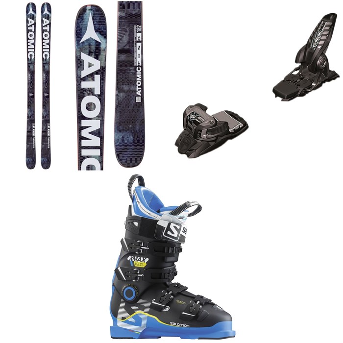 Atomic - Punx Skis  + Marker Griffon Ski Bindings + Salomon X Max 120 Ski Boots