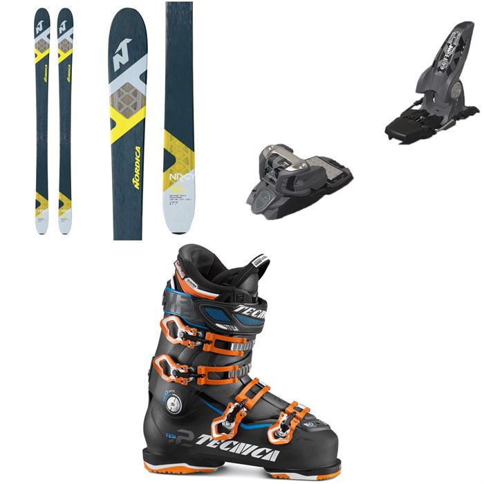 Nordica - NRGY 90 Skis + Marker Griffon Ski Bindings + Tecnica Ten.2 120 HVL Ski Boots