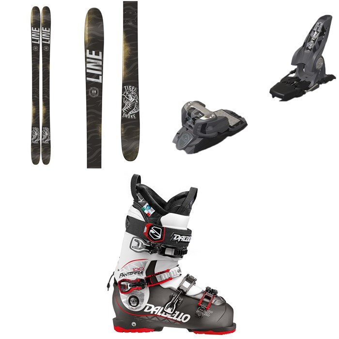 Line Skis - Tigersnake Skis + Marker Griffon Ski Bindings + Dalbello Panterra 100 Ski Boots