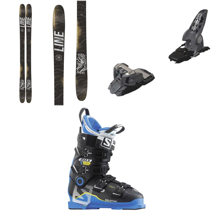 Line Skis - Tigersnake Skis + Marker Griffon Ski Bindings + Salomon X Max 120 Ski Boots