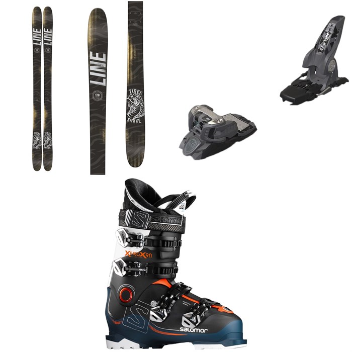 Line Skis - Tigersnake Skis + Marker Griffon Ski Bindings + Salomon X Pro X90 CS Ski Boots