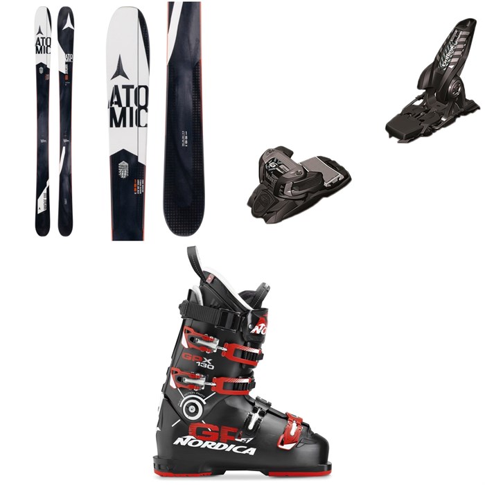 Atomic - Vantage 100 CTI Skis + Marker Griffon Ski Bindings + Nordica GPX 130 Ski Boots