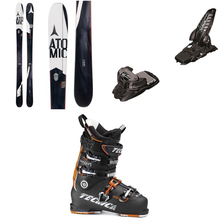 Atomic - Vantage 100 CTI Skis + Marker Griffon Ski Bindings + Tecnica Mach1 100 MV Ski Boots