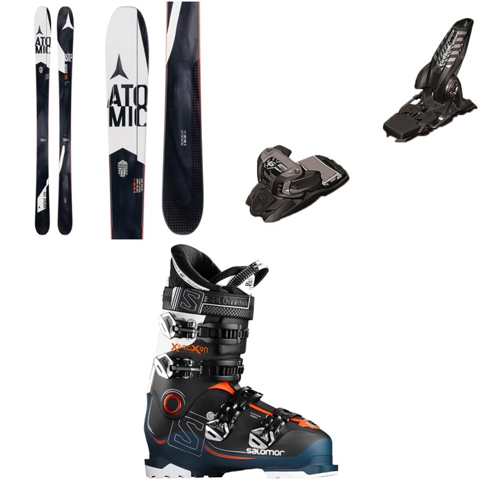 Atomic - Vantage 100 CTI Skis + Marker Griffon Ski Bindings + Salomon X Pro X90 CS Ski Boots