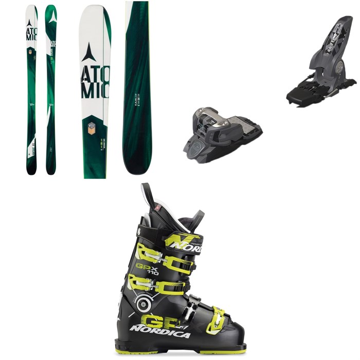 Atomic - Vantage 85 Skis + Marker Griffon Ski Bindings + Nordica GPX 110 Ski Boots