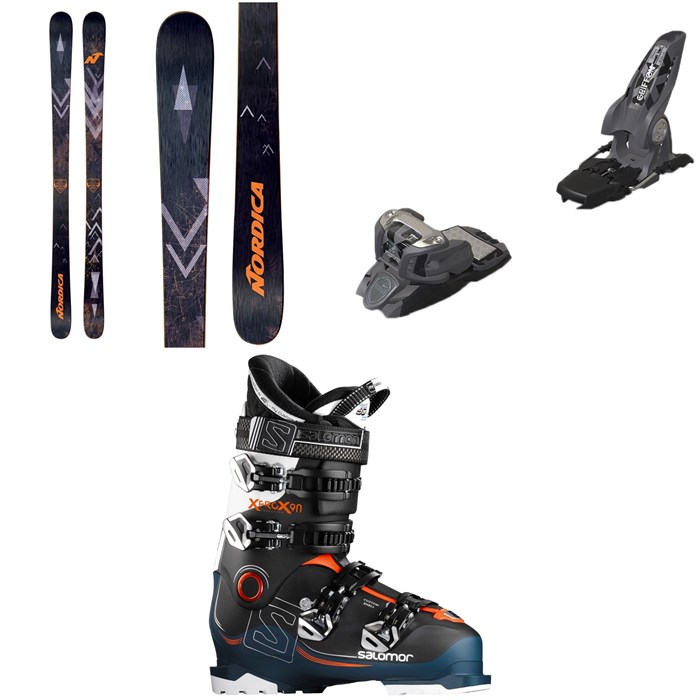 Nordica - Soul Rider 87 Skis + Marker Griffon Ski Bindings + Salomon X Pro X90 CS Ski Boots