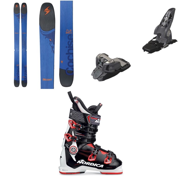 Blizzard - Cochise Skis + Marker Griffon Ski Bindings + Nordica Speedmachine 120 Ski Boots