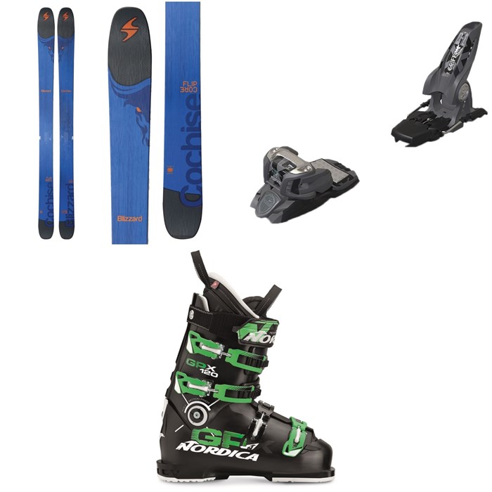 Blizzard - Cochise Skis + Marker Griffon Ski Bindings + Nordica GPX 120 Ski Boots