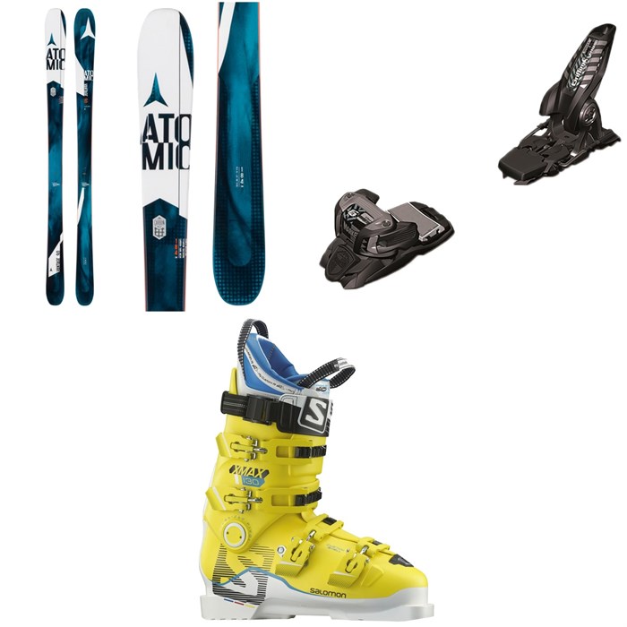 Atomic - Vantage 90 CTI Skis + Marker Griffon Ski Bindings + Salomon X Max 130 Ski Boots