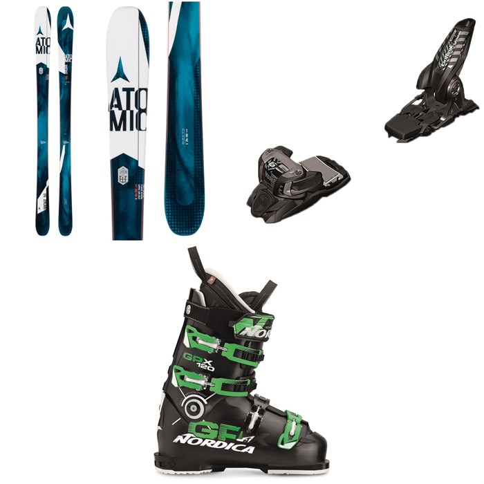 Atomic - Vantage 90 CTI Skis + Marker Griffon Ski Bindings + Nordica GPX 120 Ski Boots