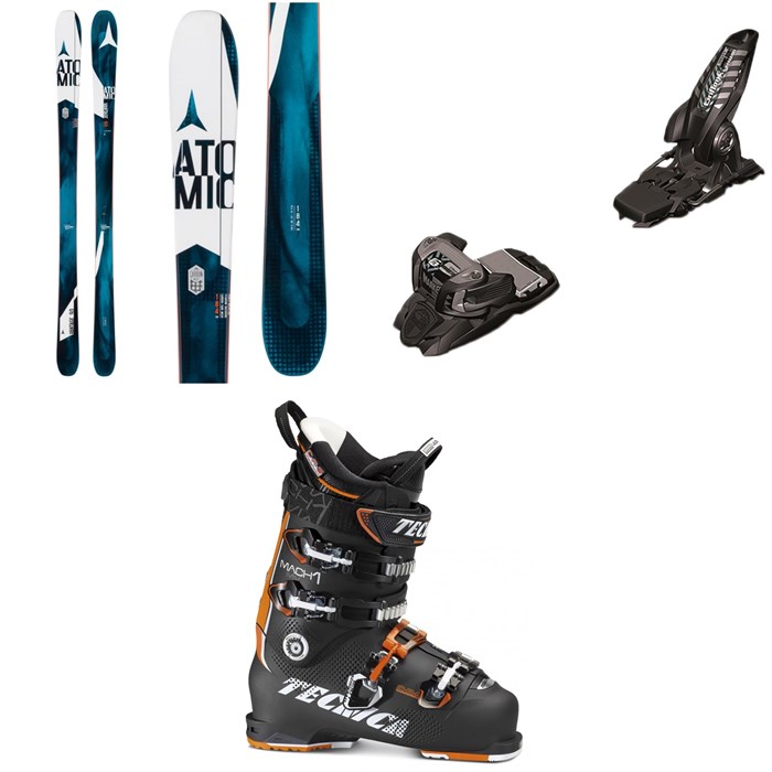 Atomic - Vantage 90 CTI Skis + Marker Griffon Ski Bindings + Tecnica Mach1 100 MV Ski Boots