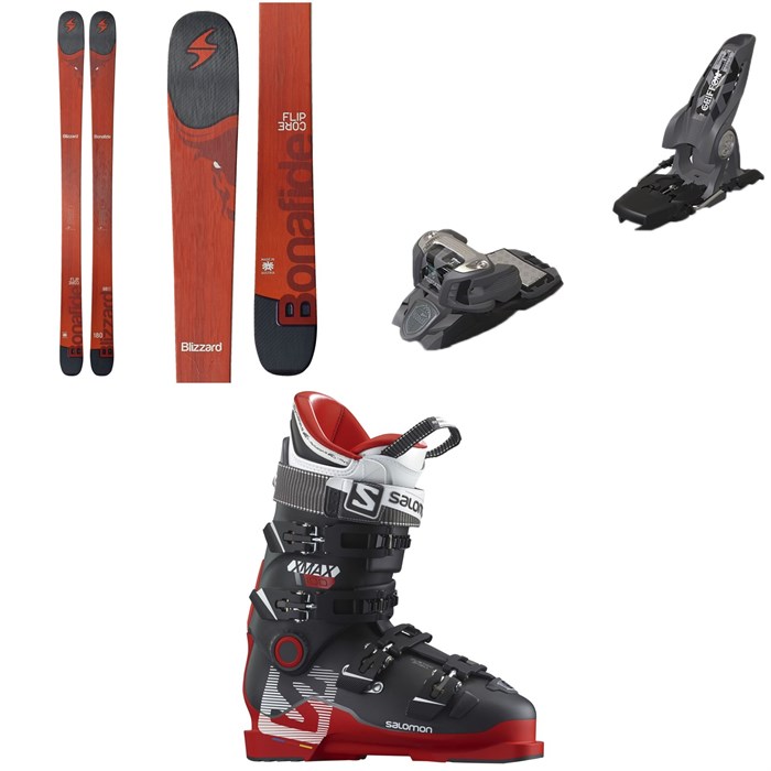 Blizzard - Bonafide Skis + Marker Griffon Ski Bindings + Salomon X Max 100 Ski Boots