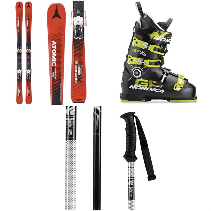 Atomic - Vantage X 83 CTI Skis + Warden 13 MNC Bindings + Nordica GPX 110 Ski Boots + K2 Power 5 Ski Poles