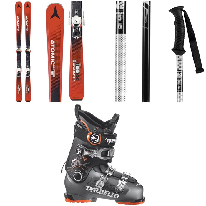 Atomic - Vantage X 83 CTI Skis + Warden 13 MNC Bindings + Dalbello Aspect 80 Ski Boots 2016 + K2 Power 5 Ski Poles