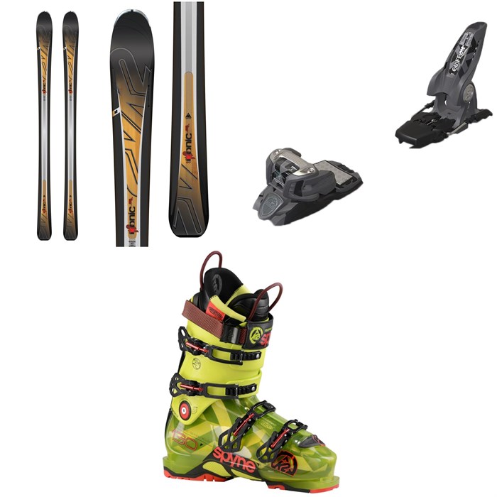 K2 - iKonic 85 Ti Skis + Marker Griffon Ski Bindings + K2 SpYne 130 Ski Boots