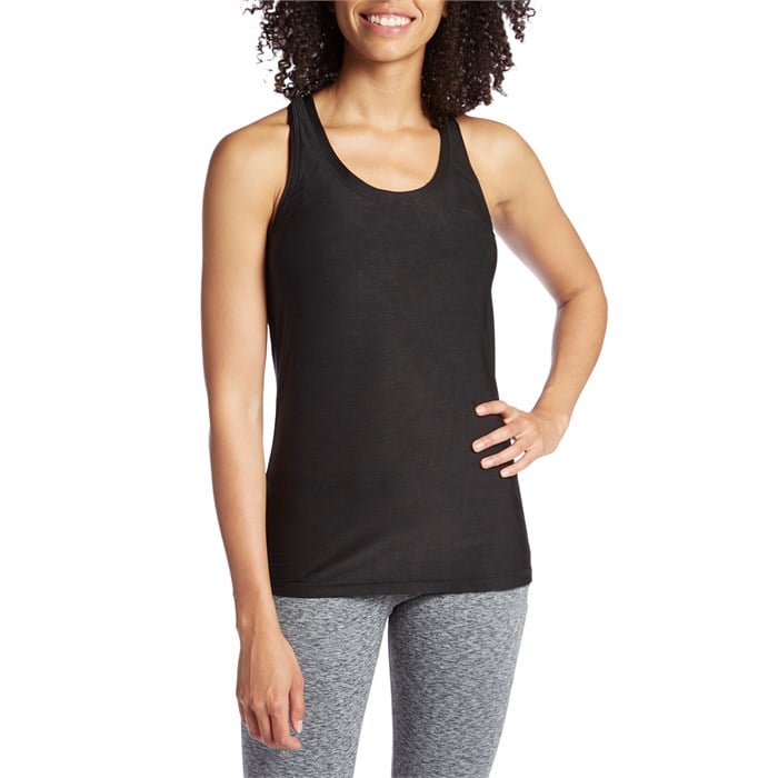 LULULEMON LET IT LOOSE TANK Grey and Black Women's Active Sports