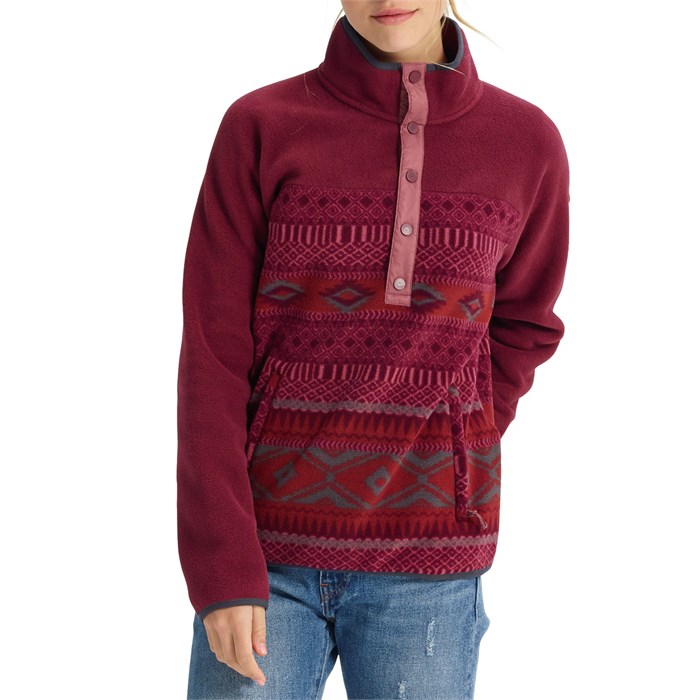 women's burton multipath pullover fleece